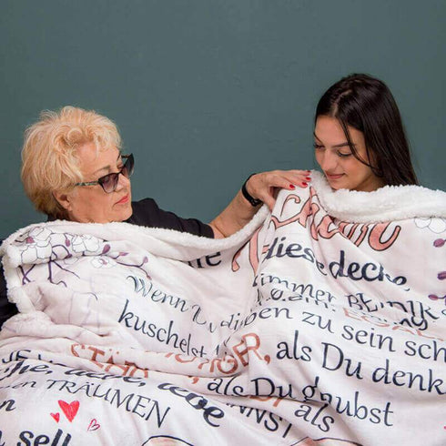 Divesart - Decke von Mutter zu Sohn - "Du bist meine Flügel"